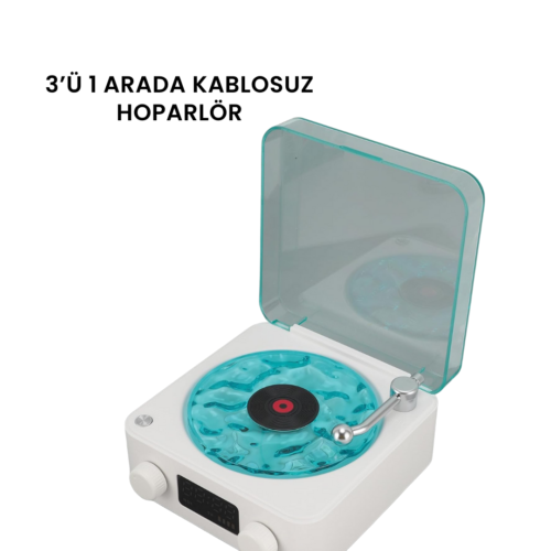 Kablosuz Bluetooth Hoparlör Mavi