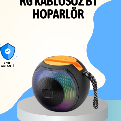 Rgb Led Işıklı Güçlü Baslı Kablosuz Hoparlör