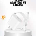 İphone Ve İpad Uyumlu 20w Güvenli Usb-c Hızlı Şarj Adaptörü