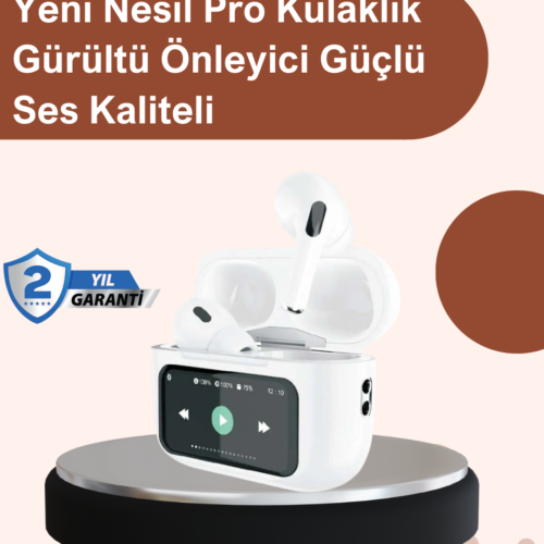 Otomatik Bağlantılı Bluetooth Kulaklık Anc Özellikli Su Ve Ter Dayanıklı