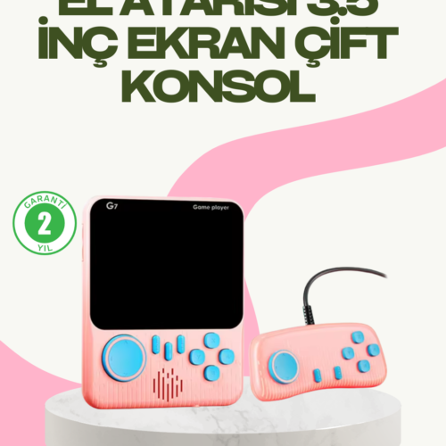 666 Oyunlu Retro Game Console – Tv Ve Çift Gamepad Desteği