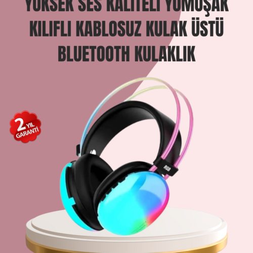 Düşük Gecikmeli Bluetooth 5.3 Gaming Kulaklık – Rgb Işıklı