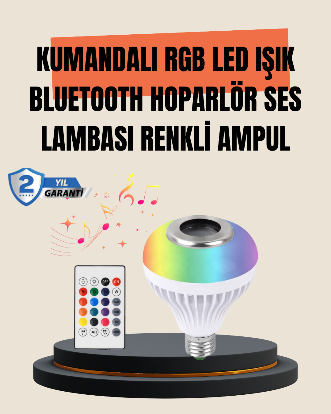 SL20540839 3 17 700x875 12w Led Ampul – Renkli Işık Ve Dahili Hoparlör Özellikli najmaddin.com 12w Led Ampul – Renkli Işık Ve Dahili Hoparlör Özellikli