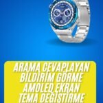 2025 Model Yuvarlak Ekran Android Ve İos Uyumlu Gps Takibi Yapabilen Akıllı Saat