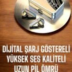 Bluetooth Bağlantılı Dijital Göstergeli Yüksek Ses Kaliteli Kulaklık