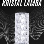 Kristal Lamba Masa Lambası Şarjlı Masa Lambası Dokunmatik Sensör Usb Şarjlı