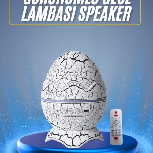 Bluetooth Hoparlör Dinozor Yumurtası Gece Masa Lambası Projektör