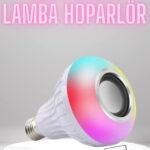 Bluetooth Hoparlör Akıllı Rgb Led Işık Renk Değiştirme Ses Bombası Ampül Görünümlü