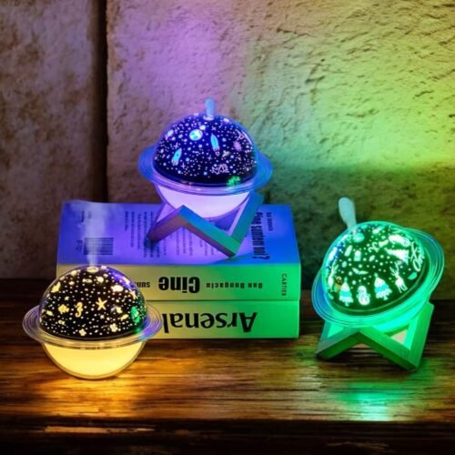Hava Nemlendirici Masa Ve Gece Lambası Usb Projeksiyon Aromaterapi