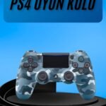 Ps4 Joystick Oyun Kolu Titreşimli Uzun Pil Ömrü Usb Şarj Kablolu