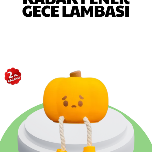 Şarjlı Pumpkin Led Masa Lambası Zamanlayıcılı Dokunmatik