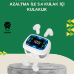 Bluetooth 5.4 Kablosuz Kulaklık Gürültü Engellemeli Uzun Pil Ömürlü