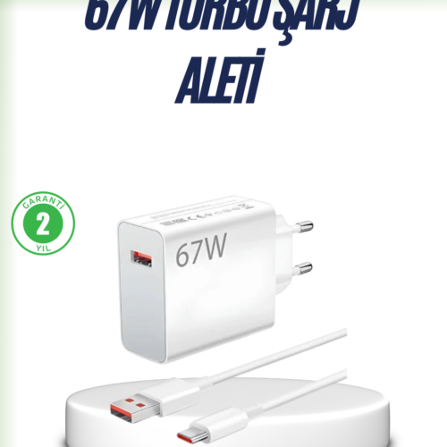 67 Watt Çift Turbo Şarj Adaptörü Oppo Reno 4 5 6 Uyumlu