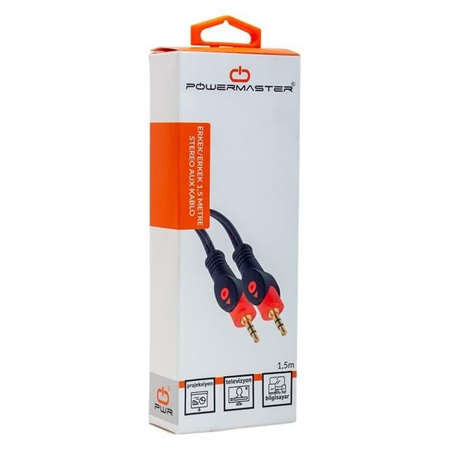 ZX164611 POWERMASTER 3.5 MM ERKEKERKEK 1.5 METRE F92e Powermaster 3.5 Mm Erkek-erkek 1.5 Metre Stereo Aux Kablo najmaddin.com Powermaster 3.5 Mm Erkek-erkek 1.5 Metre Stereo Aux Kablo - Görsel 3