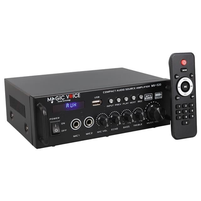 ZX166130 Magicvoice Mv 520 Dijital Karaoke Miks 1 3b31 Magicvoice Mv-520 Dijital Karaoke Mikser Amfi najmaddin.com ev veya küçük işletme ses sisteminizin merkezi olmak üzere tasarlanmış