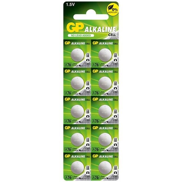 ZX174327 GP A76F 2C10 LR44 1.5 VOLT ALKALIN AG 13 Ff6c Gp A76 Lr44 Alkalin Ag-13 Pil (a76f-2c10) 10'lu Paket najmaddin.com Gp A76 Lr44 Alkalin Ag-13 Pil (a76f-2c10) 10'lu Paket
