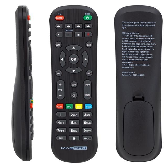 ZX180531 Magbox Marginal Orbit President Akilli A4555 Magbox President Hd Uydu Alıcı Kumandası najmaddin.com Magbox President Hd Uydu Alıcı Kumandası