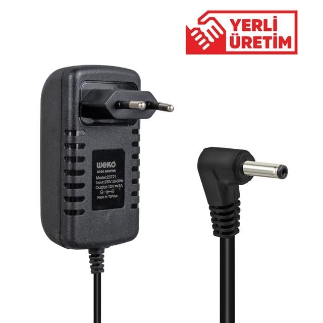 ZX185065 WEKO 12 VOLT 3 AMPER 3.51.35 UCLU VER 4ad1 Weko 12 Volt - 3 Amper 3.5*1.35 Uçlu Yerli Üretim Yazar Kasa Pos Adaptörü najmaddin.com Weko 12 Volt - 3 Amper 3.5*1.35 Uçlu Yerli Üretim Yazar Kasa Pos Adaptörü