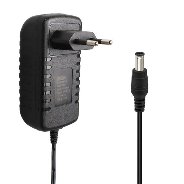 ZX185297 Weko 12 Volt 2.5 Amper 5.52 A287 0 Weko 12 Volt - 2.5 Amper 5.5*2.5 Uçlu Yerli Üretim Plastik Kasa Priz Tipi Adaptör najmaddin.com Weko 12 Volt - 2.5 Amper 5.5*2.5 Uçlu Yerli Üretim Plastik Kasa Priz Tipi Adaptör