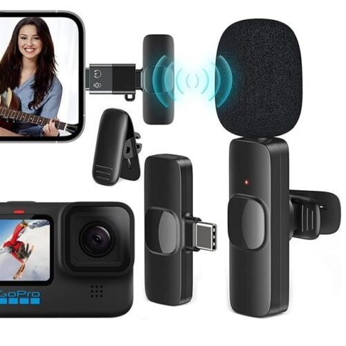Magicvoice K8 Kablosuz Type-c Vlogger Yaka Mikrofonu (android
