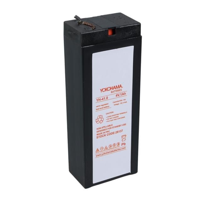 ZX186203 Yokohama Yh 41 8944 Yokohama Yh-41.0 4 Volt - 1 Amper Akü (34x64x21 Mm) najmaddin.com Yokohama Yh-41.0 4 Volt - 1 Amper Akü (34x64x21 Mm)