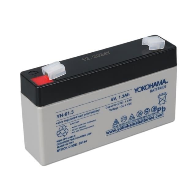 ZX186211 Yokohama Yh 61.3 6 Volt 1 4002 9 Yokohama Yh-61.3 6 Volt - 1.3 Amper Akü (98x25x52 Mm) najmaddin.com Yokohama Yh-61.3 6 Volt - 1.3 Amper Akü (98x25x52 Mm)
