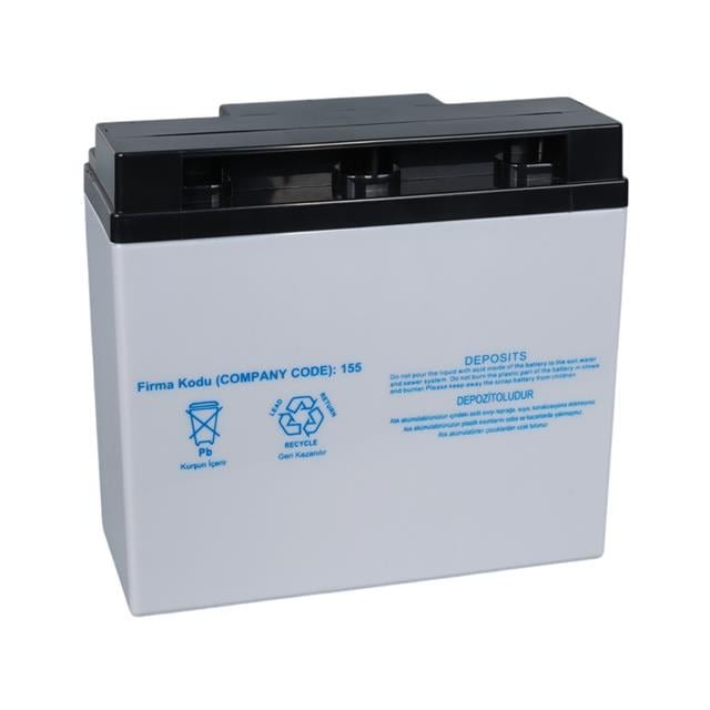 ZX186226 Yokohama Yh 121 2a 4e3 Yokohama Yh-121.8 12 Volt - 18 Amper Akü (181x76x167 Mm) najmaddin.com UPS sistemlerinde