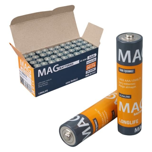ZX186244 Mag Batteries Mg 26174 Alkalin Aaa 40l 4eac A Mag Batteries Mg-26174 Alkalin Aaa 40'lı İnce Kalem Pil Kumanda Pili (aaa, Lr03, Am-4) najmaddin.com Mag Batteries Mg-26174 Alkalin Aaa 40'lı İnce Kalem Pil Kumanda Pili (aaa