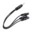 Powermaster Kulaklık Mikrofon Çoklayıcı 3 Port 3.5 Mm Splitter Çevirici Dönüştürücü Adaptör Pm-4871