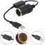 Powermaster Pm-5726 Usb 2.0 Siyah 5 Volt 2 Amper To 12 Volt 800mah Araç Çakmaklığına Çevirici
