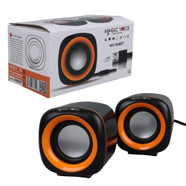 ZX222771 Magicvoice Mv 24837 2x3 Watt Aux Multi 6585ac Magicvoice Mv-24837 2x3 Watt Aux Multimedia Mini Usb Speaker - Hoparlör najmaddin.com Magicvoice Mv-24837 2x3 Watt Aux Multimedia Mini Usb Speaker - Hoparlör