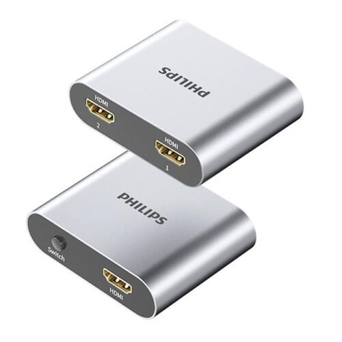 Philips Swr9101a/93 4k Hdmı Çift Yönlü Anahtar 2 Giriş - 1 Çıkış Yüksek Çözünürlüklü Hdmı Switch