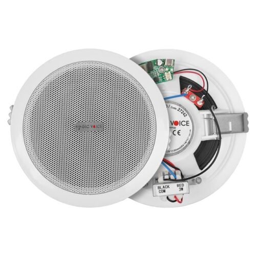 Magicvoice Tpı-350 5.25" (13.5 Cm) Hat Trafolu Alçıpan/asma Tavan Tipi Hoparlör (6w Rms - Mp3 Usb Uyumlu) - Beyaz