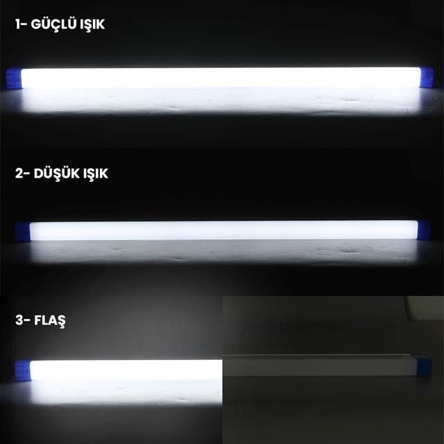 ZX225271 Powermaster T550 50cm 60 Watt Dc 5v Us 38 4d3 Powermaster T550 50cm 60w Çubuk Portatif Led Işıldak Şarjlı Tüp Lamba 1500mah najmaddin.com Micro USB portu üzerinden (powerbank