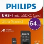 Philips Fm64mp45b/00 64gb Class10 Uhs-ı U1 Tf Adaptörlü Micro Sdxc Hafıza Kartı