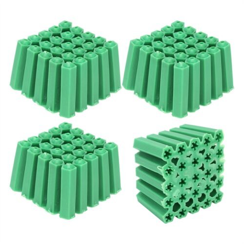 6mm Yeşil Plastik Dübel 500'lü Ekonomik Paket