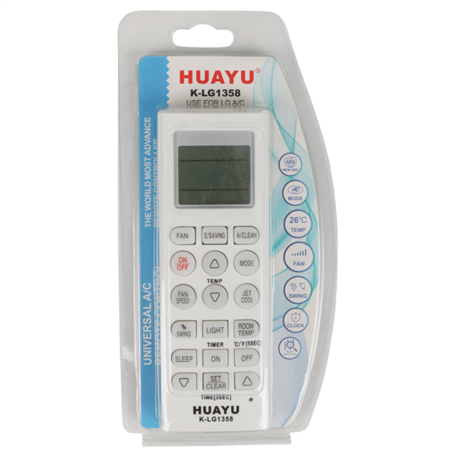 ZX226049 Huayu Kk K Lg1358 Lg Ac Akilli Univers Ddf71e Huayu K-lg1358 Lg - Beko - Arçelik A/c Akıllı Universal Klima Kumandası najmaddin.com özellikle LG altyapısını kullanan LG