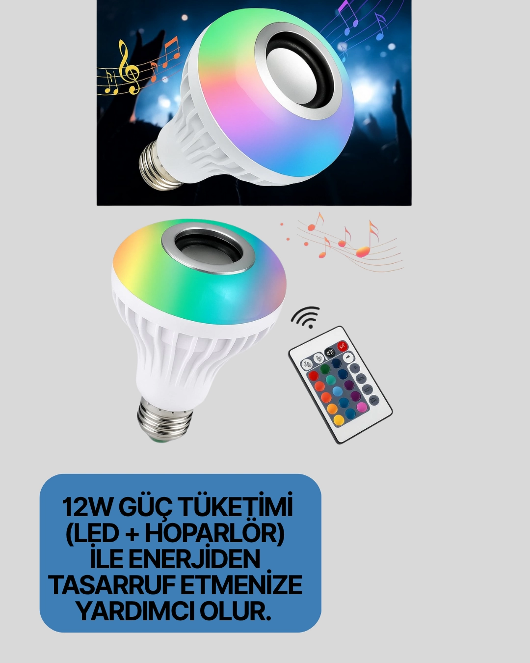 Bluetooth Hoparlorlu Led Ampul 12w Enerji Tasarruflu 432876569 Sw1080sh1350 700x875 Bluetooth Hoparlörlü LED Ampul – 12W Enerji Tasarruflu najmaddin.com aynı zamanda entegre Bluetooth hoparlörü sayesinde müzik keyfini de beraberinde getirir. 12W toplam güç tüketimi ile düşük enerji harcarken yüksek performans sunar. LED aydınlatma ve hoparlör sistemi birlikte çalışarak hem göz alıcı bir ortam hem de sesli eğlence sağlar.Enerji verimliliği açısından optimize edilen bu ampul