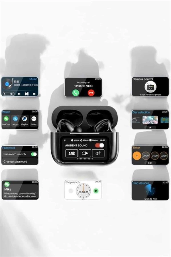 Bluetooth Kulaklik Kablosuz Ekranli Anc Enc Destekli Dokunmatik 460578223 Sw600sh900 Bluetooth Kulaklık Kablosuz Ekranlı ANC/ENC Destekli Dokunmatik najmaddin.com sevdiğiniz şarkıların keyfini en üst düzeyde yaşayın.Şarj Durumunu Gösteren Dijital EkranKulaklığın şarj durumu ve bağlantı bilgilerini kolayca takip edebilmeniz için tasarlanan dijital ekran