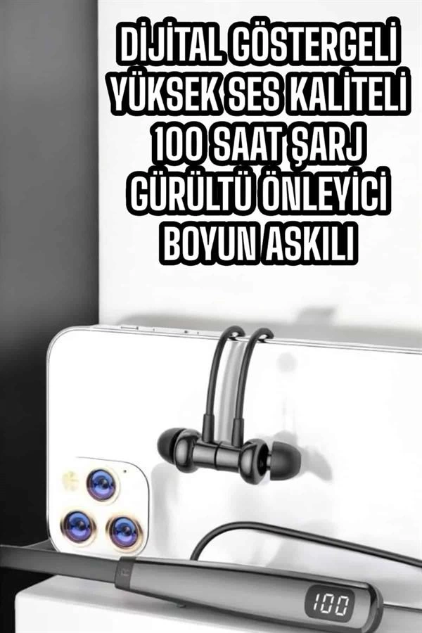 Boyun Askili Bluetooth Kulaklik Uzun Sarj Sureli Dijital Gostergeli Kablolu 488948131 Sw600sh900 Boyun Askılı Bluetooth Kulaklık Uzun Şarj Süreli Dijital Göstergeli Kablolu najmaddin.com her hareketinizde kulaklığınızın bağlantısının güçlü kalmasını garanti eder. Yüksek kaliteli bağlantı sayesinde
