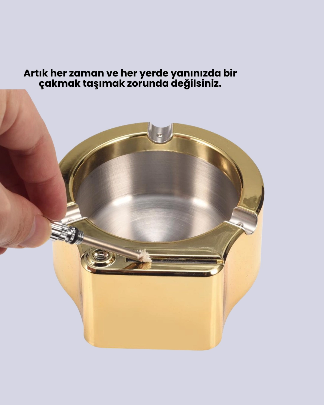 Cakmak Entegreli Kulluk Yeniden Doldurulabilir Metal Govde 4 69649758 Sw1080sh1350 700x875 Çakmak Entegreli Küllük Yeniden Doldurulabilir Metal Gövde najmaddin.com masa üzerinde sade ve düzenli bir görünüm oluşturur. Çoklu sigara yuvaları sayesinde birden fazla kişi tarafından rahatlıkla kullanılabilir.Gizli ateşleme sistemi