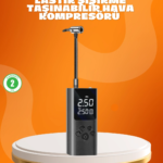 Çoklu Valf Adaptörlü Dijital Hava Pompası