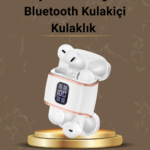 Dijital Göstergeli Bluetooth Kulakiçi Kulaklık – 4’lü Paket