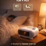 Elektrikli Isıtıcı Fan 2000W 2 Kademeli Isıtma & Serin Hava Özelliği Priz Soba