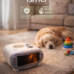 Turbo Fanlı 2000W Elektrikli Isıtıcı – 2 Kademeli Sessiz ve Güvenli Sıcak Hava Üfleme Turbo Soba