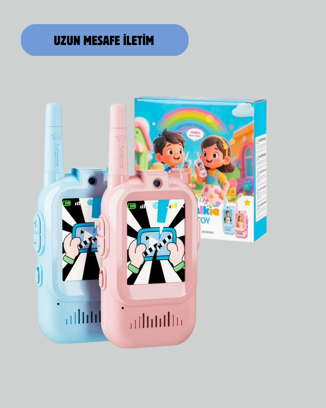 Goruntulu Walkie Talkie Cocuklar Icin Video Interkomlu Oyuncak 3 74113481 Sw1080sh1350 700x875 Görüntülü Walkie Talkie Çocuklar İçin Video İnterkomlu Oyuncak najmaddin.com çocuklar için klasik telsiz oyuncaklarından farklı olarak video interkom özelliği sunan yenilikçi bir iletişim oyuncağıdır. Sadece sesle iletişim sağlayan geleneksel walkie talkie modellerinin ötesine geçerek