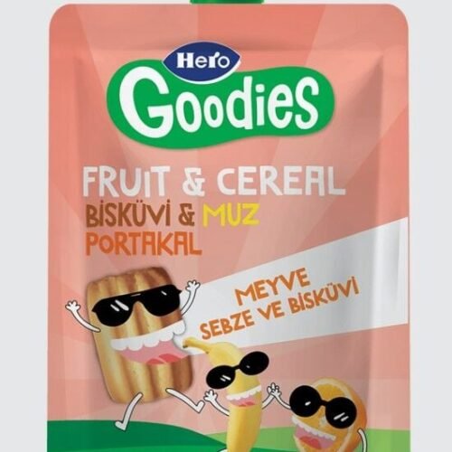Hero Goodies Muz Portakal Bisküvi Havuç 100 Gr