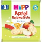 Hipp Organik Elmalı Pirinçli Bebek Gofreti 30 Gr