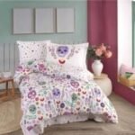 Hobby Tek Kişilik Poplin Nevresim Takımı Alice Mor