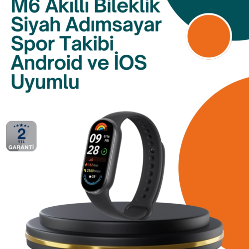 iOS ve Android Uyumlu Akıllı Bileklik – Çok Fonksiyonlu Kullanım